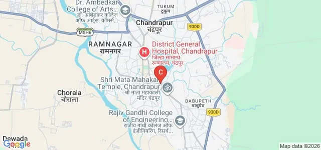 FES Girl's College, Chandrapur Map