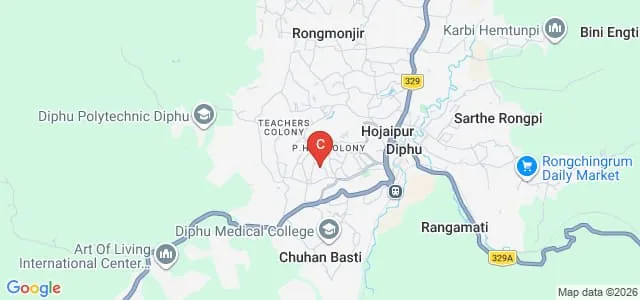 Diphu Government College, Karbi Anglong Map