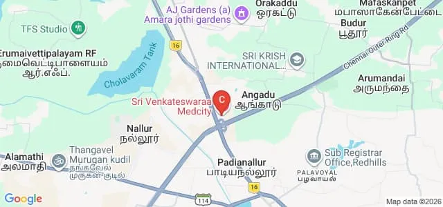 Sri Venkateswaraa Medical College Hospital and Research Institute, Chennai Map