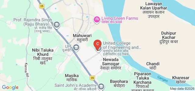 United College of Engineering and Research, Allahabad Map