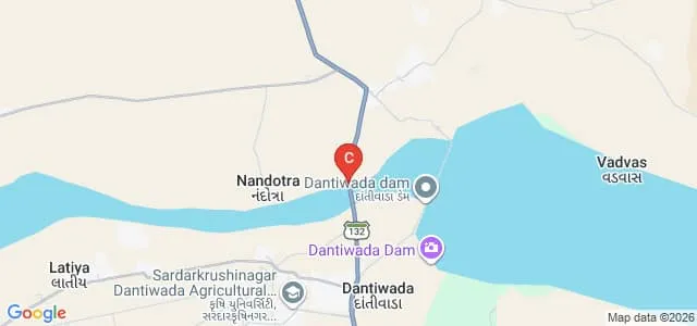 Sardarkrushinagar Dantiwada Agricultural University, Sardarkrushinagar Map