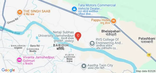 Netaji Subhas University, Jamshedpur Map