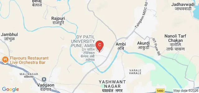DY Patil University, Pune Map