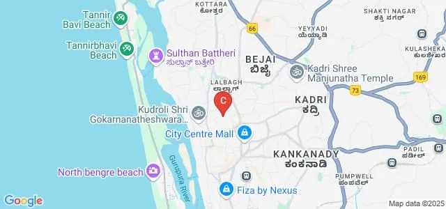St Aloysius, Mangalore Map