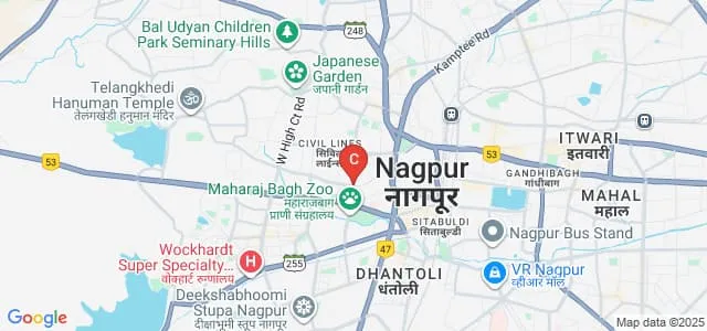 Rashtrasant Tukadoji Maharaj Nagpur University, Nagpur Map