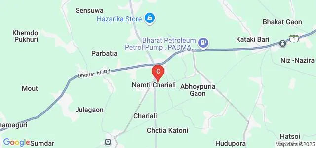 Swahid Peoli Phukan College, Namti Map
