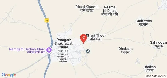 Seth RN Ruia Government College, Ramgarh Shekhawati Map
