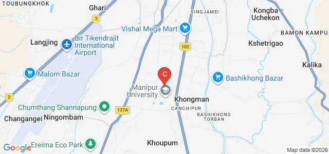 Manipur Institute of Management Studies, Imphal Map