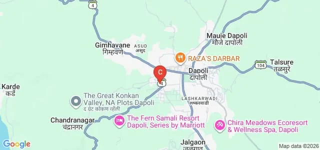 College of Agricultural Engineering and Technology, Dapoli Map