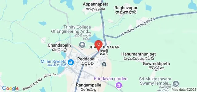 Trinity Degree College, Peddapalli Map