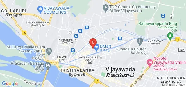 Sarada College, Vijayawada Map
