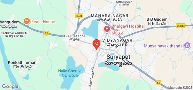 RKLK PG College, Nalgonda Map