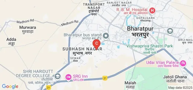 Swami Vivekanand PG College, Bharatpur Map
