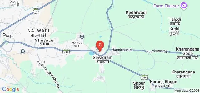 Mahatma Gandhi Institute of Medical Sciences, Sevagram Map