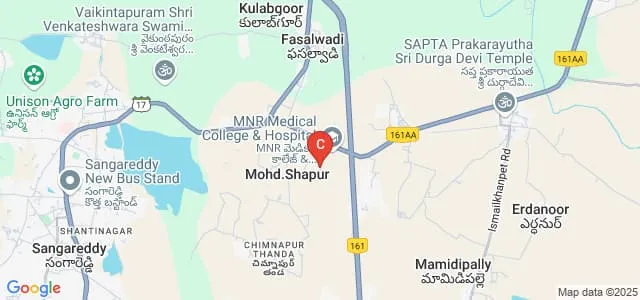 MNR College of Nursing, Sangareddy Map