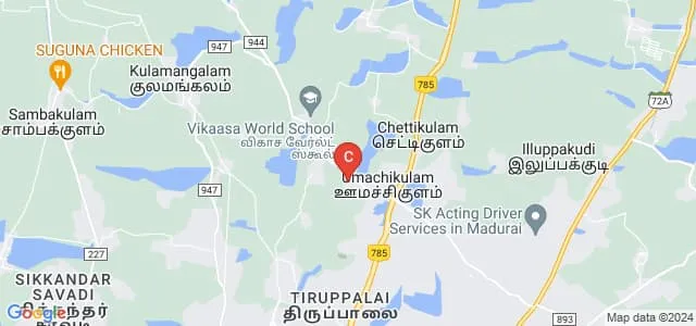 St Stephen's College of Education for Women, Madurai Map