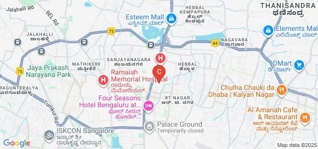 Vidhya Vahini First Grade College, Bengaluru Map