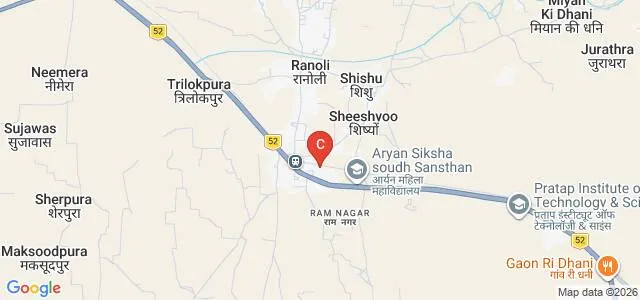 BS Memorial PG College, Sikar Map