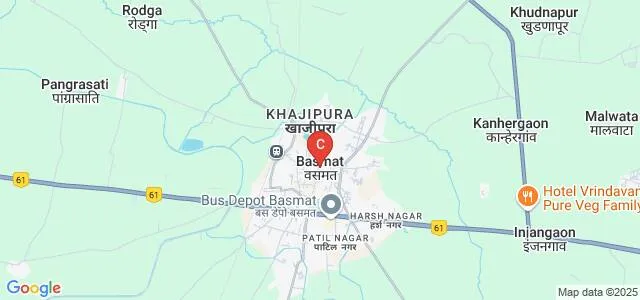Sau Shantadevi Vedprakash Patil Homoeopathy College and Research Institute, Hingoli Map