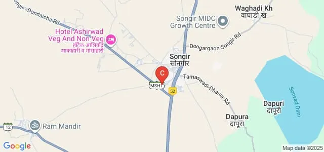 Bahujan Samaj Shikshan Prasarak Mandal's Arts Commerce and Science College, Songir Map