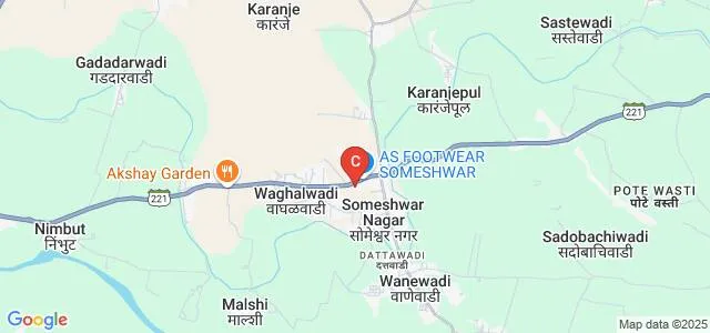 Shri Someshwar Shikshan Prasarak Mandal's Sharadchandra Pawar Institute of Technology, Someshwarnagar Map