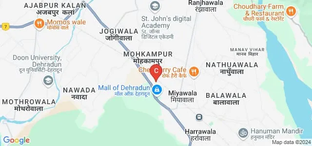 UIHMT College of Biomedical Science and Technology, Dehradun Map