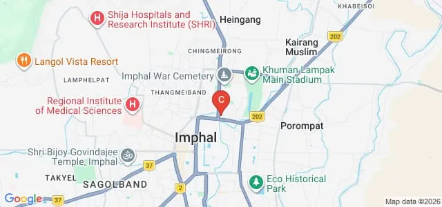 RK Sanatombi Devi College of Education, Imphal Map