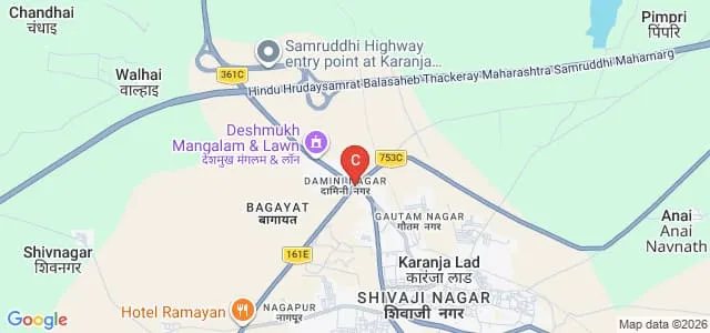 Shri Kisanlal Nathmal Goenka Arts and Commerce College, Karanja Map