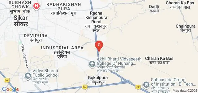 Sunrise Gurukul TT College, Sikar Map
