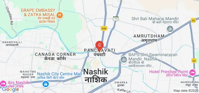 MGV's Samajshree Prashantdada Hiray Law College, Nashik Map