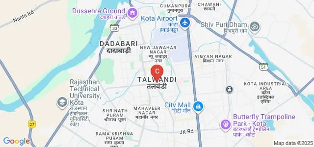 Government Commerce Girls College, Kota Map