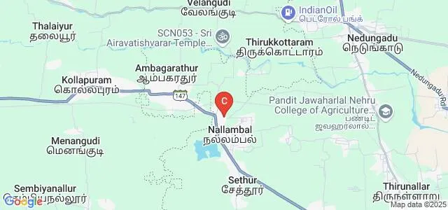 Don Bosco College Arts and Science, Karaikal Map