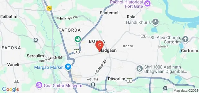 Government College of Commerce and Economics, Margao Map