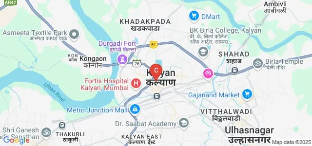 Devjibhai Hariya Law College, Kalyan Map