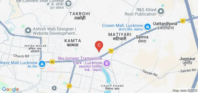 CD Girls Degree College, Lucknow Map
