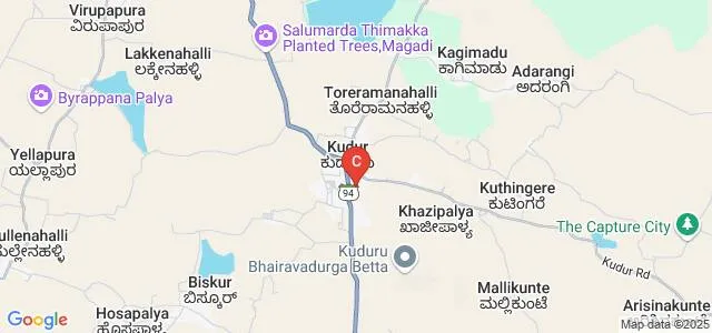 Government First Grade College, Kadur Map