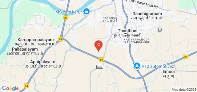 Sakthi College of Nursing, Karur Map