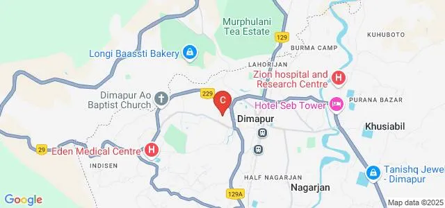 Yemhi Memorial College, Dimapur Map