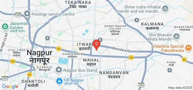 Smt Ushaben Chandrakant Thakar Women's College, Nagpur Map