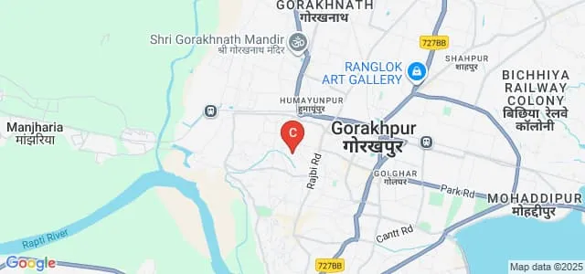 Chandrakanti Ramawati Devi Arya Mahila PG College, Gorakhpur Map