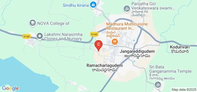 NOVA Degree College, Vegavaram Map