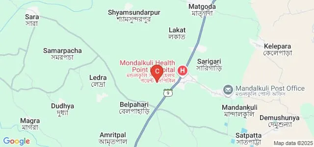 Raipur Block Mahavidyalaya, Kharigerya Map