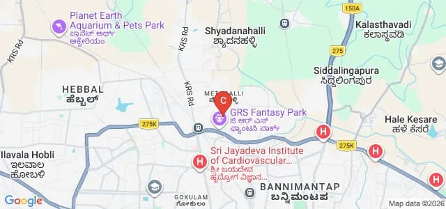 Mysore Institute of Commerce and Arts, Mysore Map
