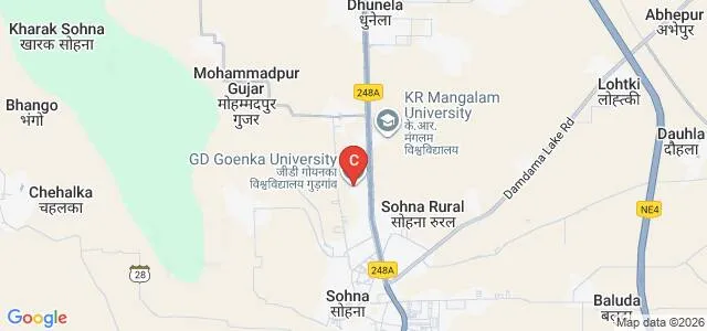 School of Healthcare and Allied Sciences, GD Goenka University, Gurugram Map