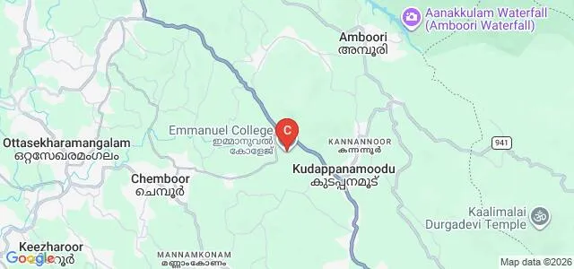 Emmanuel College, Vazhichal Map