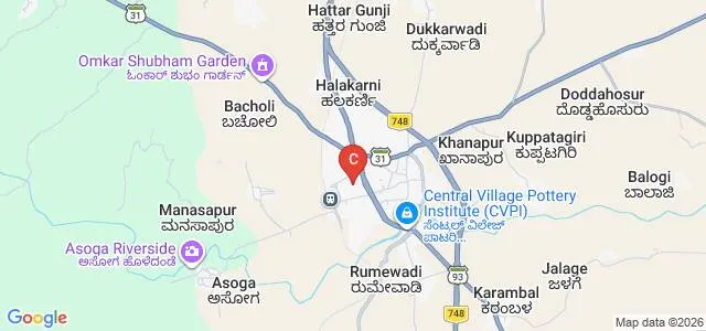 Maratha Mandal's Arts and Commerce College, Khanapur Map