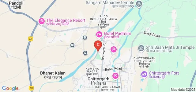 Rajasthan Institute of Engineering and Technology, Chittorgarh Map