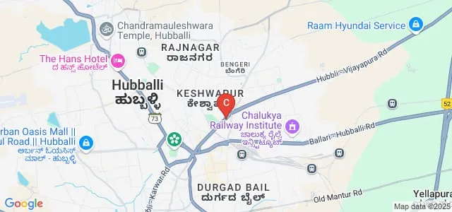 Fatima Degree College, Hubli Map