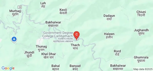 Government College Seraj, Lambathach Map