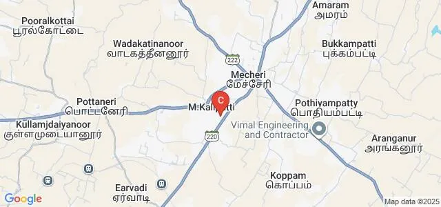The Kavery Arts and Science College for Women, Salem Map